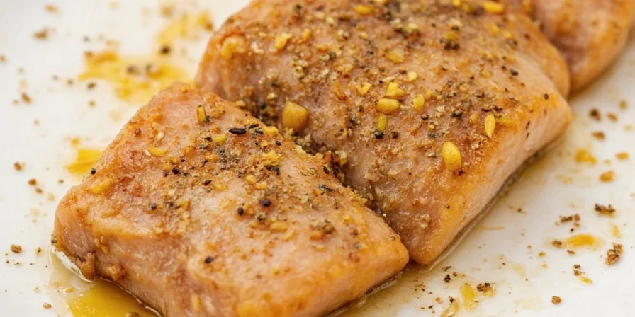 Tuna with Wasabi and Miso Glaze