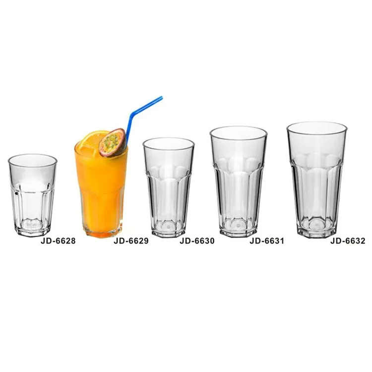 

Clear Restaurant Polycarbonate Virtually Unbreakable Drink WateTumbler