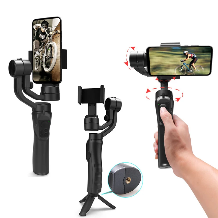 

New Arrival F6 Professional Top Quality 3 Axis Gimbal Handheld Stabilizer App Support Auto Tracking Shooting for Smartphones