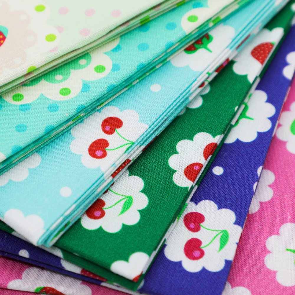 

Fruit Pattern Bundles Cotton Fabric Fruit Fat Quarters Printed Quilting Sewing Patchwork Fabric