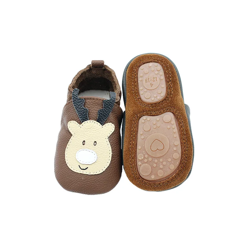 

Wholesale cowskin leather baby shoes Baby shoes rubber sole toddler shoes, As picture