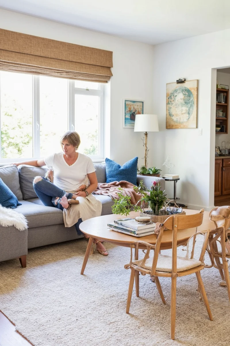 Wooden bench with under-seat storage