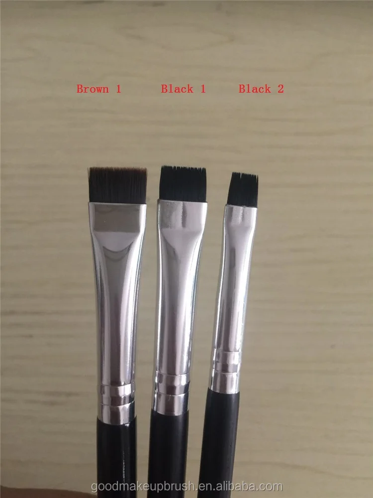 
custom logo flat eyebrow brush 
