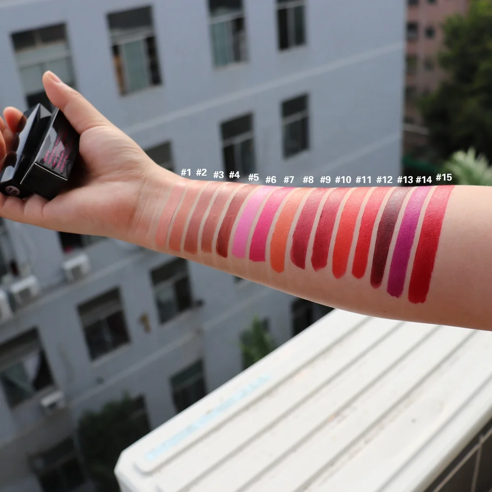

OEM matte lipstick set Create Private Label Cosmetics Kissproof Creamy Lipstick cremoso mate