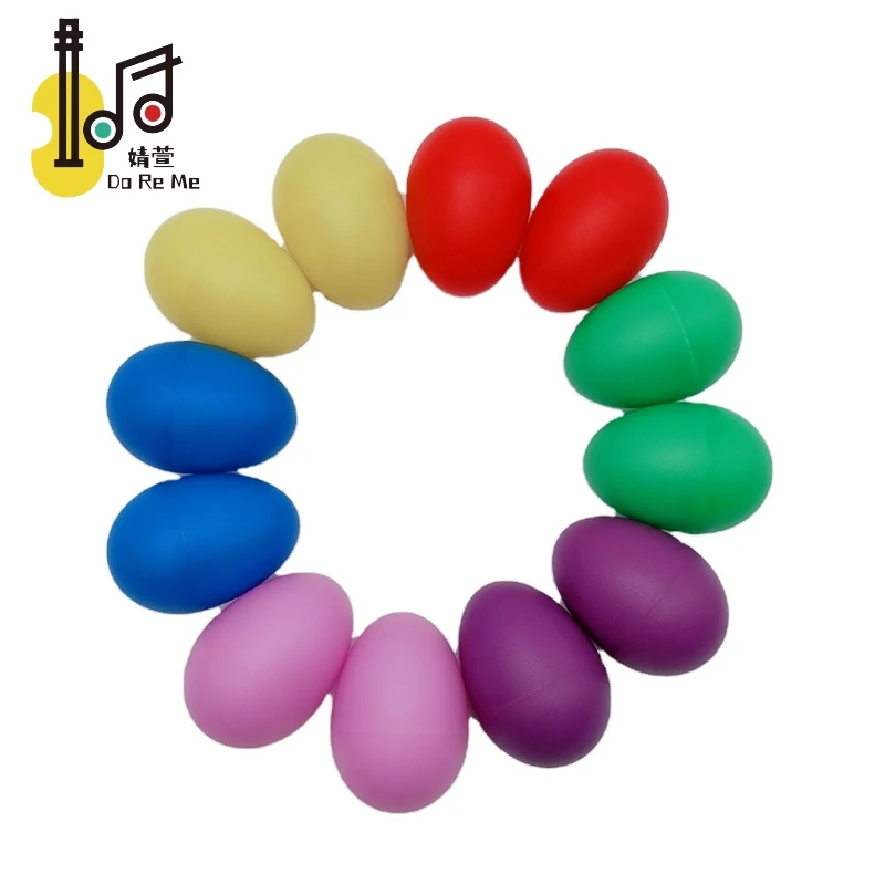 Mini Colorful Plastic Egg Shaker Colorful Egg Shape Plastic Egg Shaker M101-4
