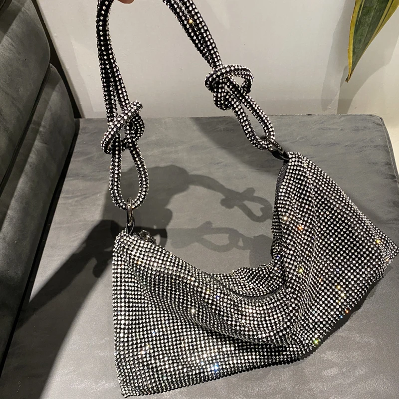 

Xinyu RTS Rhinestones Evening clutch Bag Diamonds Dinner Party Women Purses and handbag luxury Designer tote shoulder bag