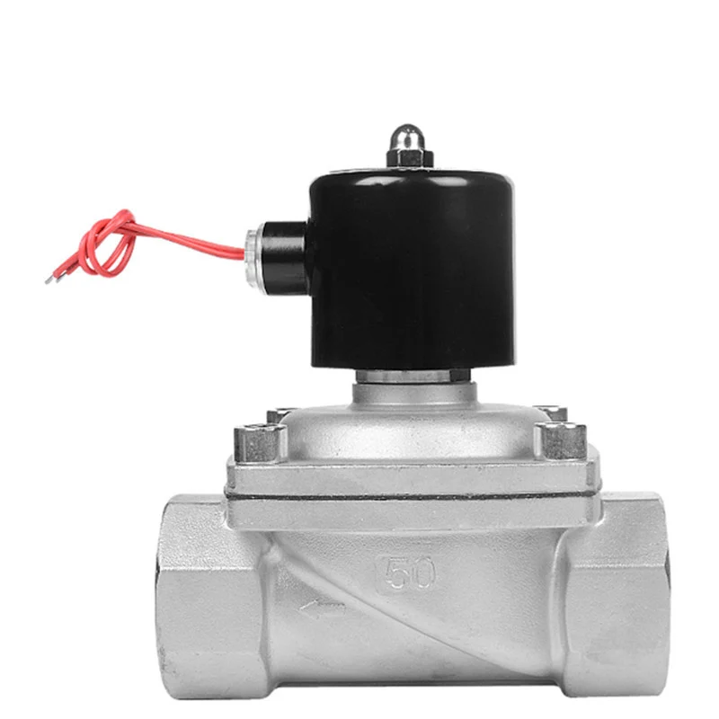 

Automatic 24VDC 220VAC 2 way air water stainless steel electric solenoid valve