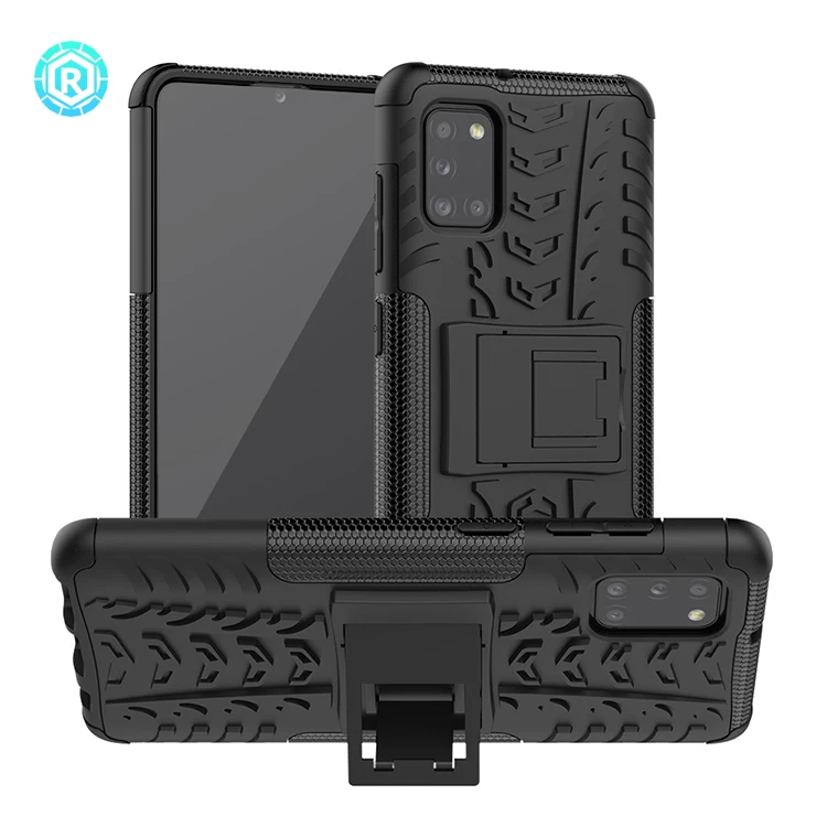 

2020 hybrid kickstand phone case for Samsung Galaxy A31 TPU PC case