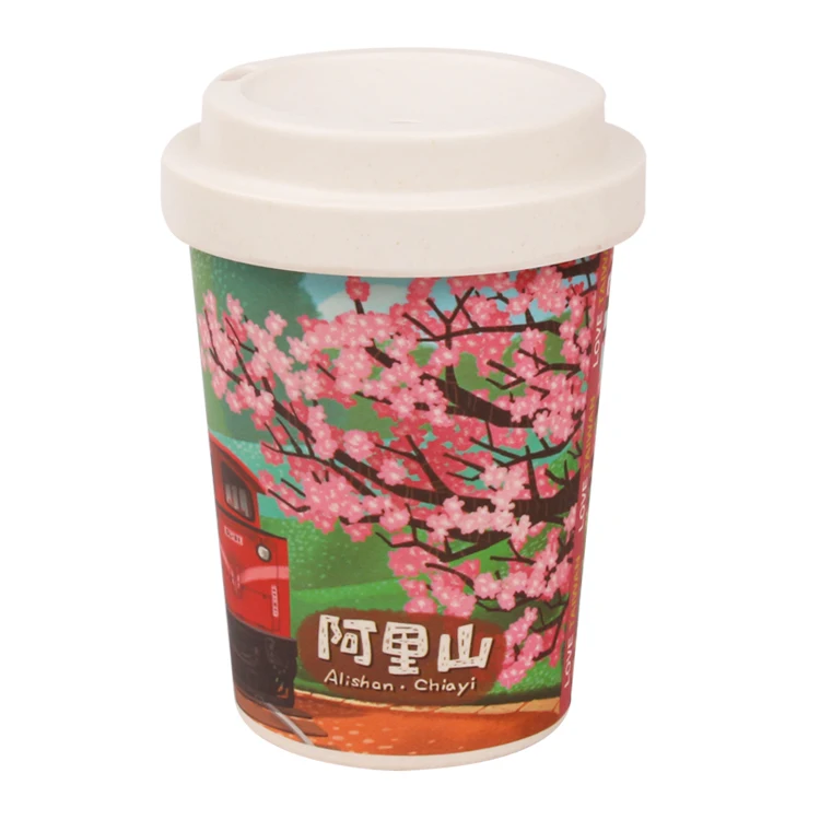 

Eco-friendly factory price wholesale reusable bamboo fiber coffee cup travel coffee mug