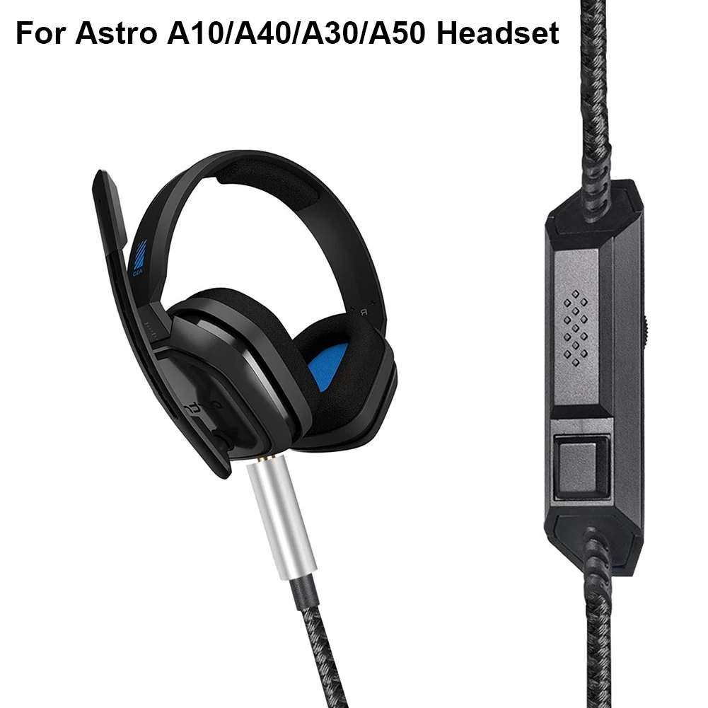 Audio Cable Headset Extension Cord Mute Volume Control With Microphone For Astro A10 0 A30 A50 Buy Audio Cable Headset Extension Cord Audio Cable Mute Volume Control With Microphone Product On Alibaba Com