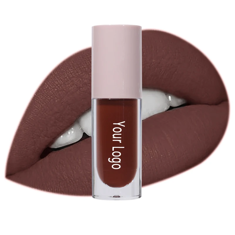 

Long Wearing Vegan Smooth Nude Brown Private Label Matte Liquid Lipstick