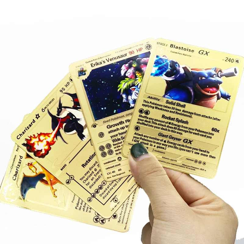 

In Stock Game Printing trading cards game Mega EX GX playing Printing Machine Pokemon Card