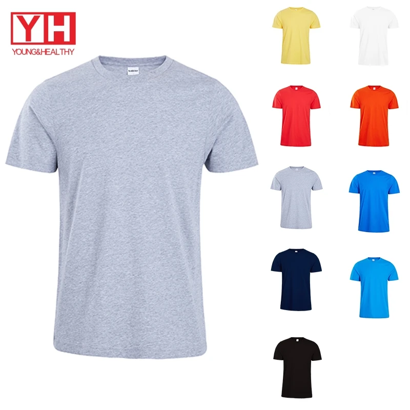 

YH Manufacturing Good Quality 100% Cotton Custom Sublimation Screen Print Tshirt With Your Own Logo