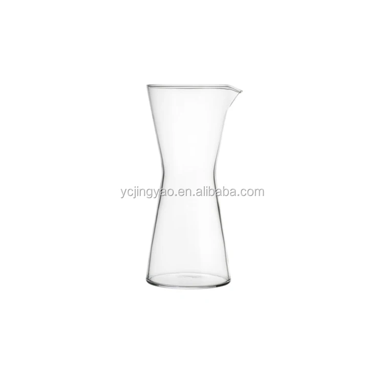 

Handblown Lead-free Heat Resistant Borosilicate Pyrex Clear Microwave Glass Water Milk Jug Tea Kettle