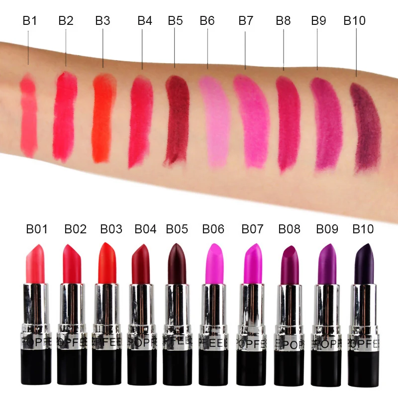 

Hot Selling 20 Colors Sexy Lip Stick NO Logo Lipgloss Matte Lipstick Long Lasting Waterproof Vegan Liquid Lipstick