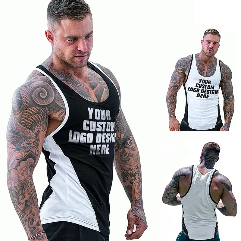 

running gym tank top 100% combed cotton man tank tops