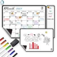 

10.2P-6 Dry erase calender fridge magnet monthly planner magnetic board for refrigerator