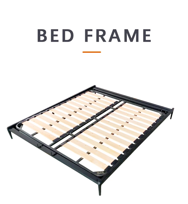camping double bed frame
