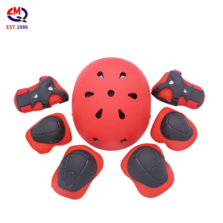 

Kids Multi Sports Protective Gear Set 7 in 1 Protective Equipment Helmet Pads Set For Skateboard Roller Cycling