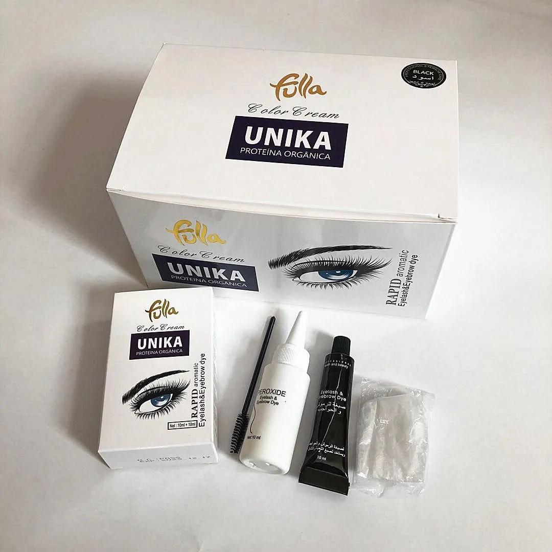 

Professional Makeup Semi-permanent eyebrow and eyelash dye cream Natural Plant Color henna tint eyebrow 2021 tint dye
