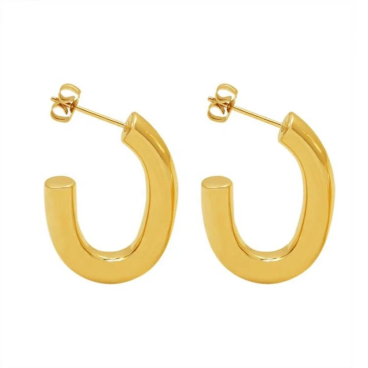 

2022 Luxury Stainless Steel Earings Set Jewelry Women, Customized color