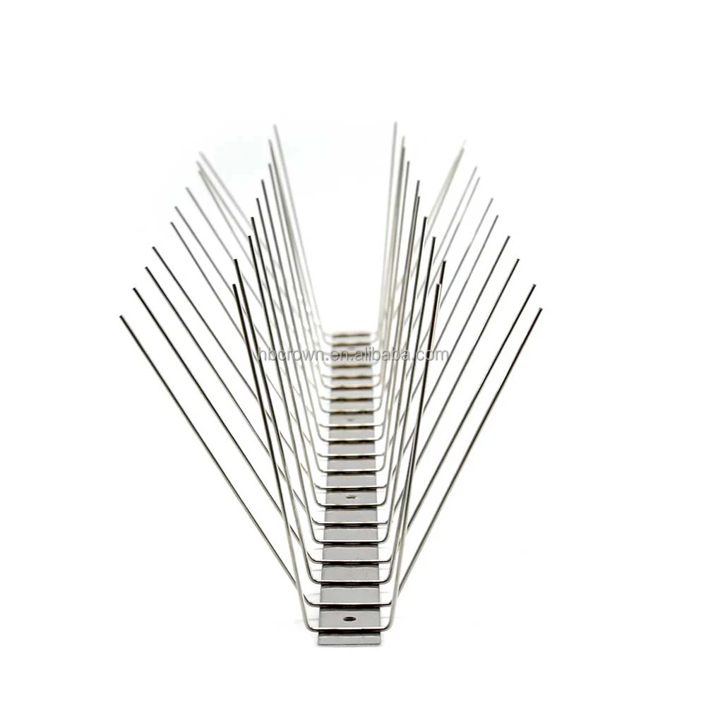 

Factory Price Stainless Steel Anti pigeon spike wholesale Eco-friendly Durable Bird Spikes for Pest Control