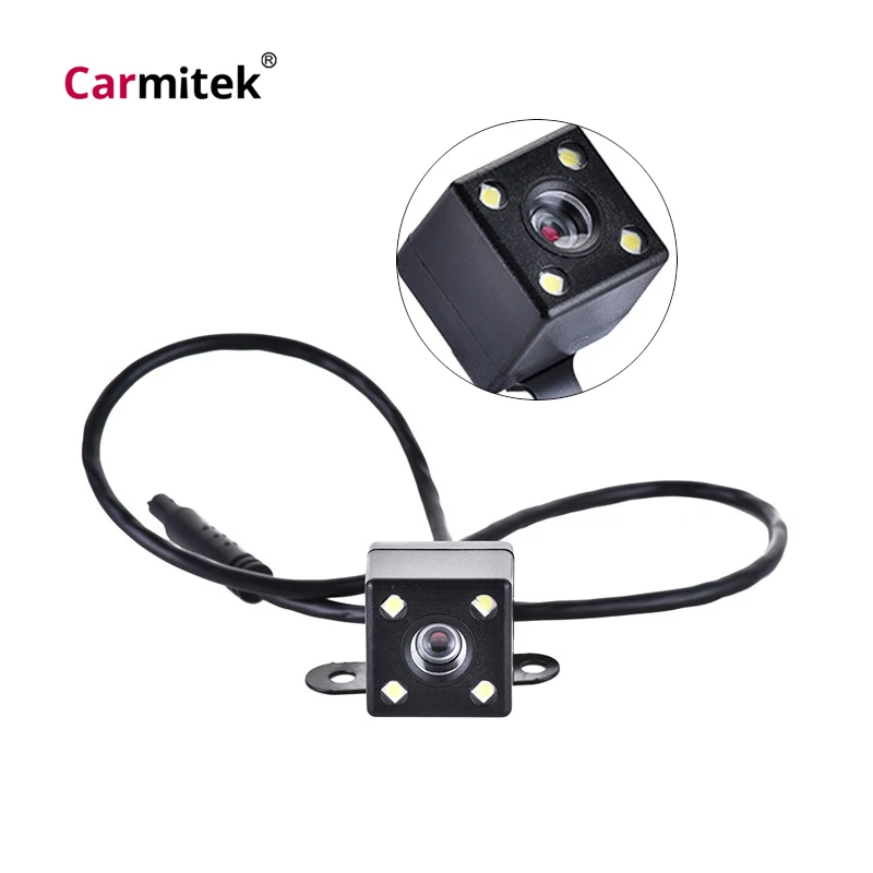 
ccd hd waterproof gps navigation mini reverse car parking 180 degree rear view camera system with led 