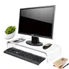 Customized Office Business Platform PC Desk Stand Plastic Acrylic Monitor Stand Riser