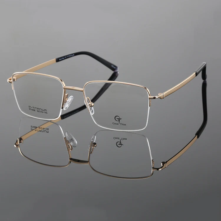 

Classical custom designs latest titanium eyeglasses frame for men