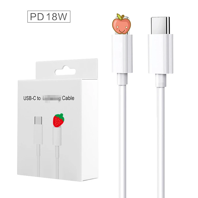 

18W Type-C to 8 Pin Fast Charging Data Original USB C to 8 Pin PD Cable for iPhone 12