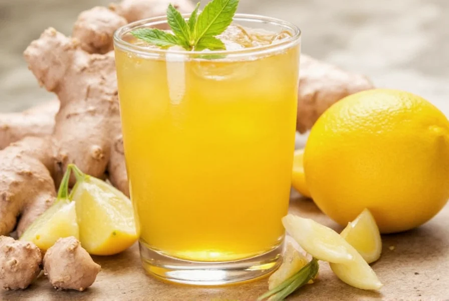 Fresh ginger root slices in clear glass teapot with steam rising, close-up photography
