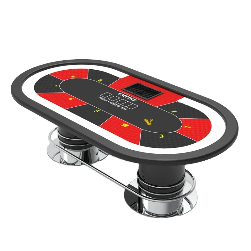 

YH 10 Person High Quality Fashional Casino Table Game Texas Dealer Poker Table