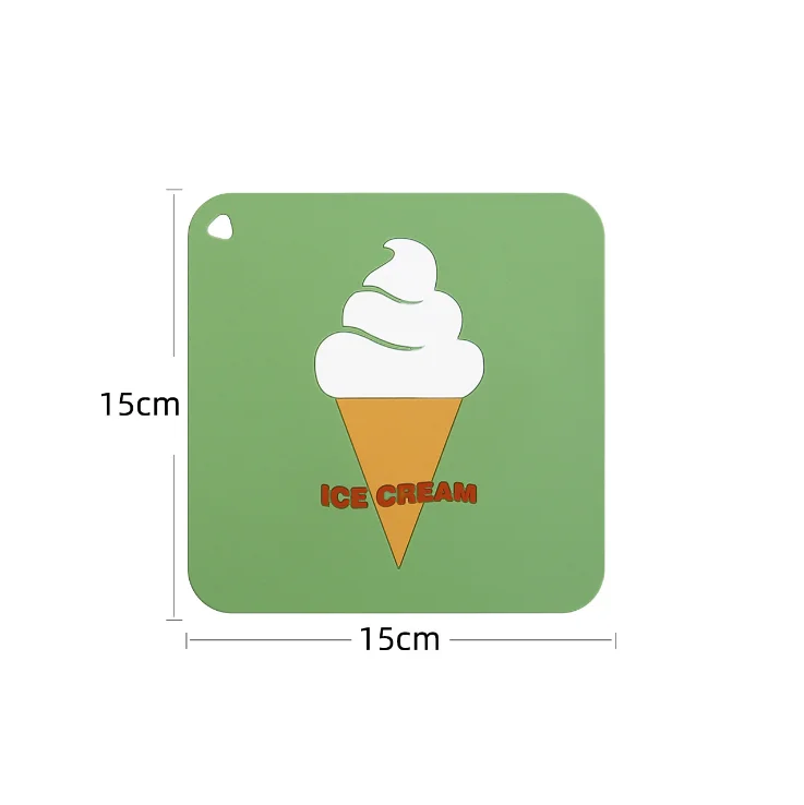 

2020 Hot Sale Food Grade Silicone Eco Friendly Custom KidsCartoon Cute Table Round Mat Placemat Easy To Clean, Customized
