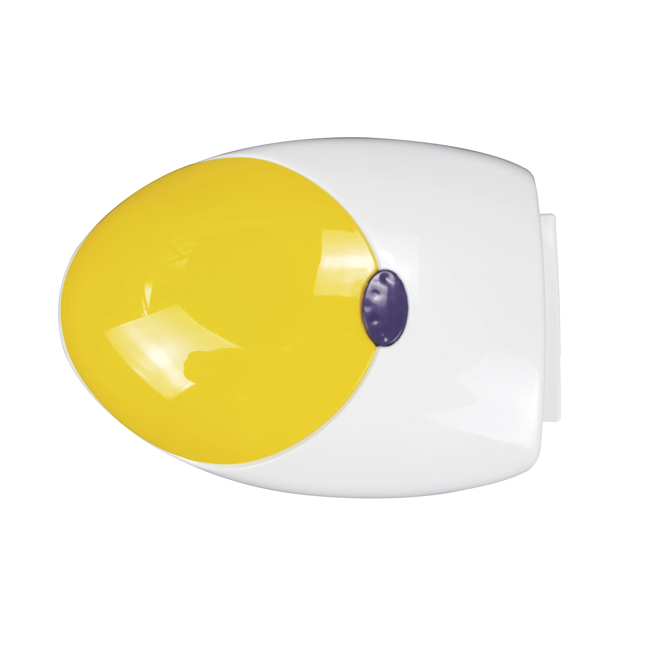 

MT849 Bathroom PP quick/soft close plastic wc practical toilet seats for child and adult, White and yellow or made to order