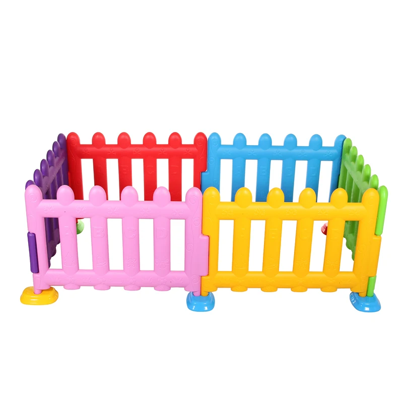 

Hot sell Baby folding plastic playpens indoor kids safety playard play fence for children children game fence