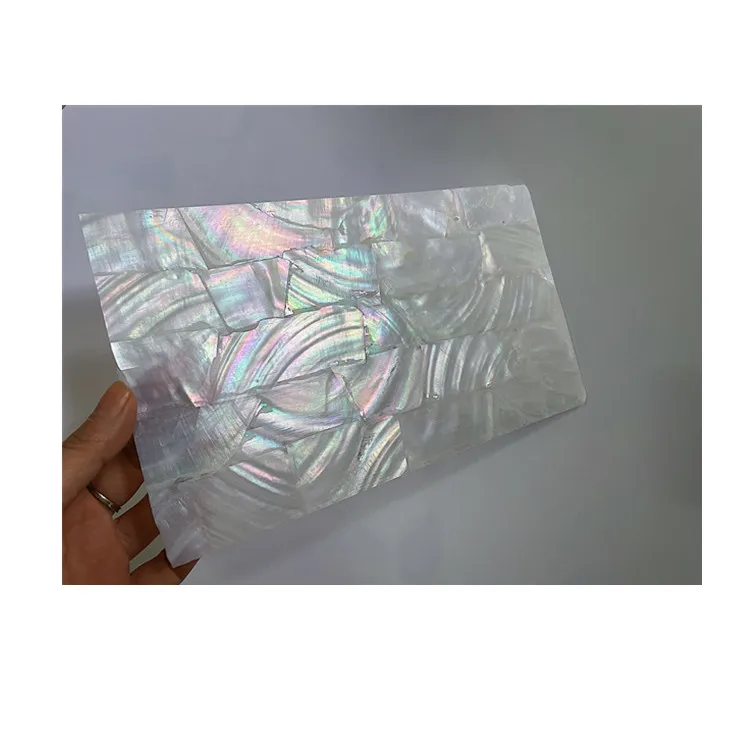 

Natural river shell sheet white Mother Of Pearl shell sheet abalone paua shell sheet for phone cases furniture home decoration