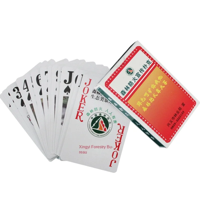 

Manufacturer advertising custom real estate automobile entertainment promotion paper gifts custom LOGO playing cards, Cmyk