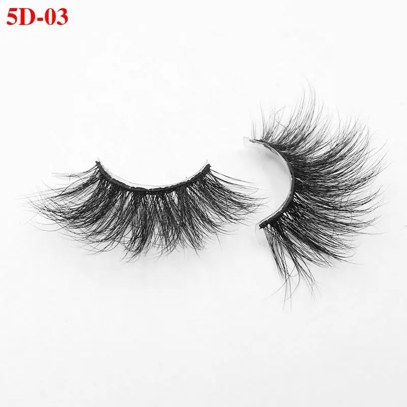 

Natural False Eyelashes Custom Label Eyelash Wholesale 5D Fluffy Mink Eyelash Vendor, Black color