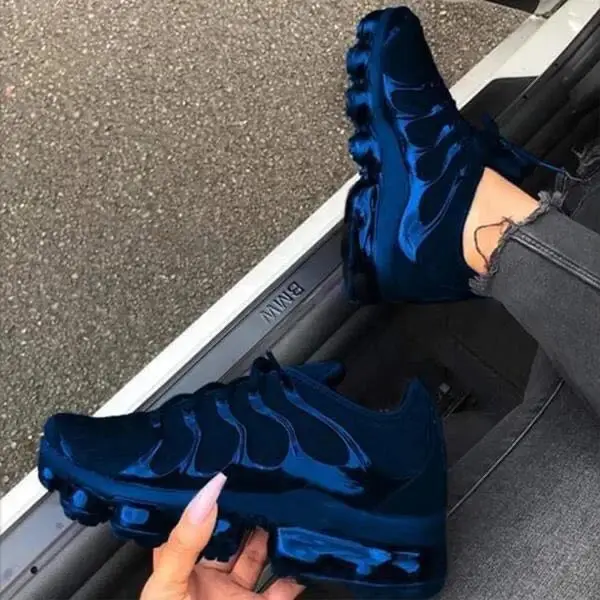 

Autumn plus size high heel casual running shoes single sports shoes flying air cushion women's fashion sneakers