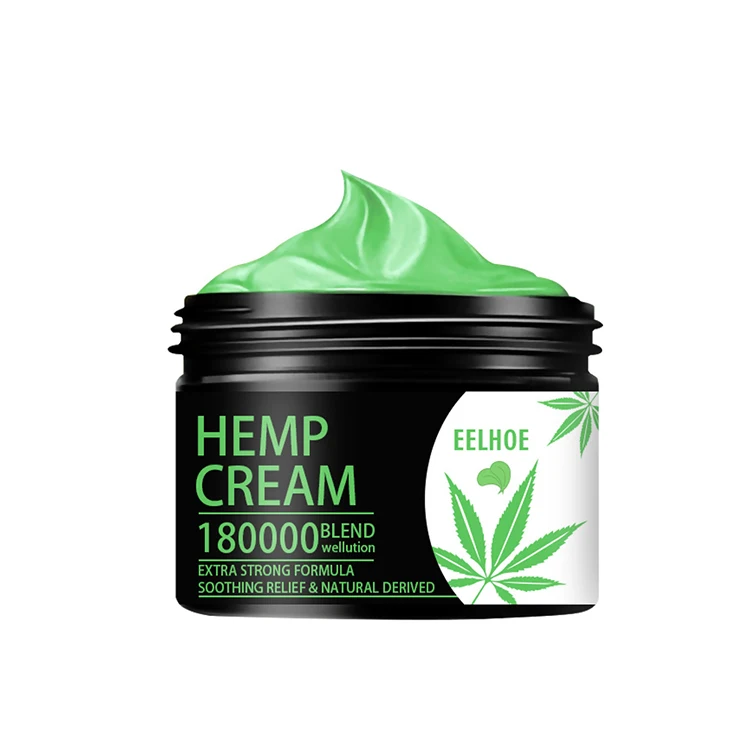 

Amazon Hot Sale Private Label Relieve Stress Reduce Pain Body Muscle 100% Natural Aloe Vera Hemp Cream CBD Hemp Oil