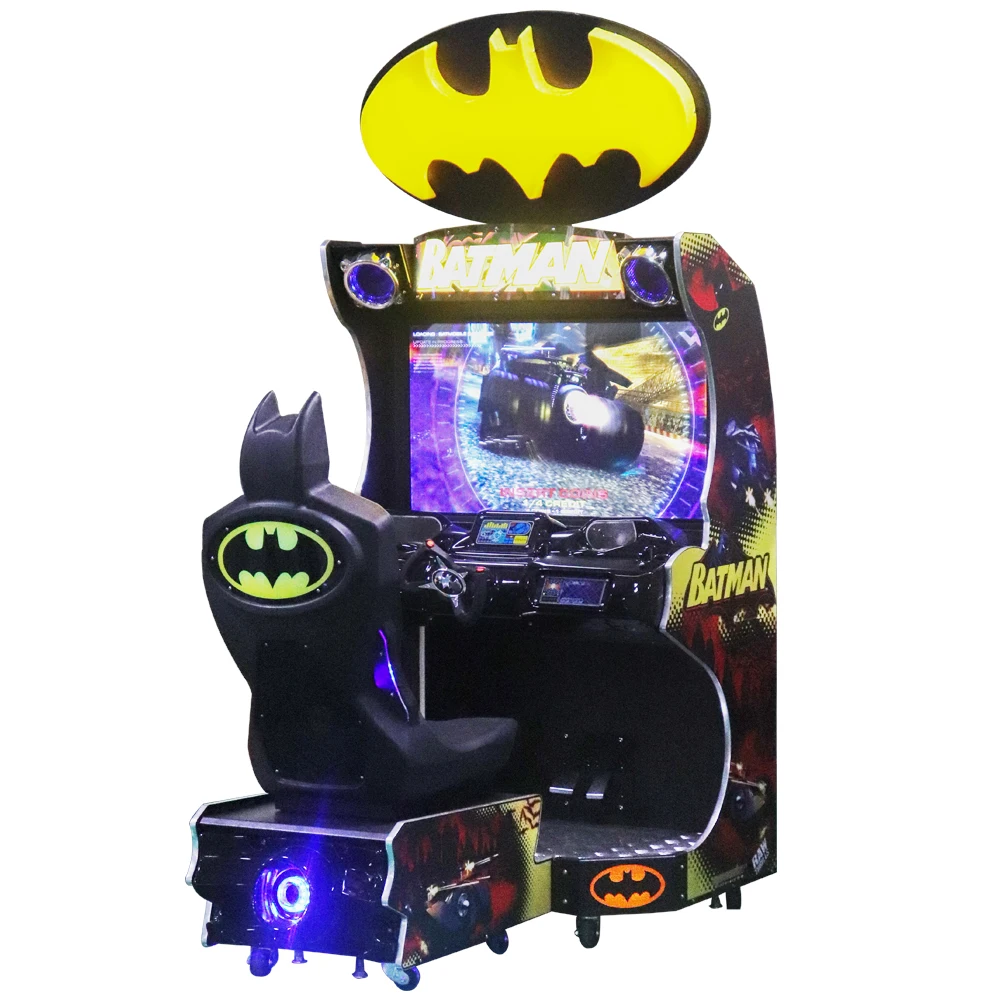 32英寸投币式蝙蝠男子赛车模拟器游戏驾驶汽车街机视频游戏机