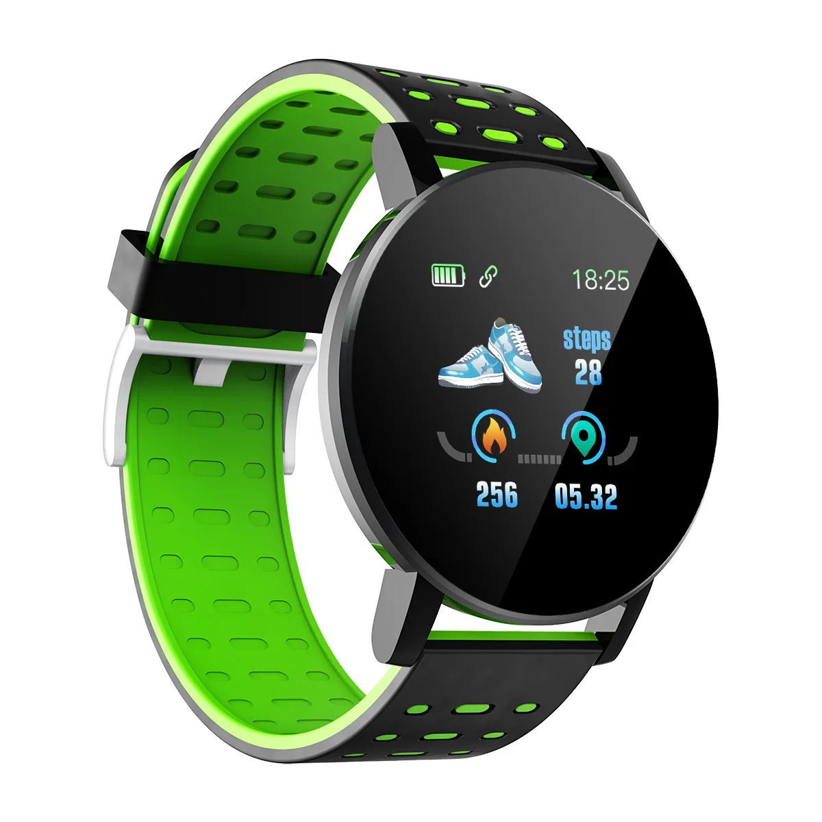 

Lowest Price New Smartwatch 119 Plus IPS HD screen BT Touch Screen Sports Fitness High Quality Smart Bracelet