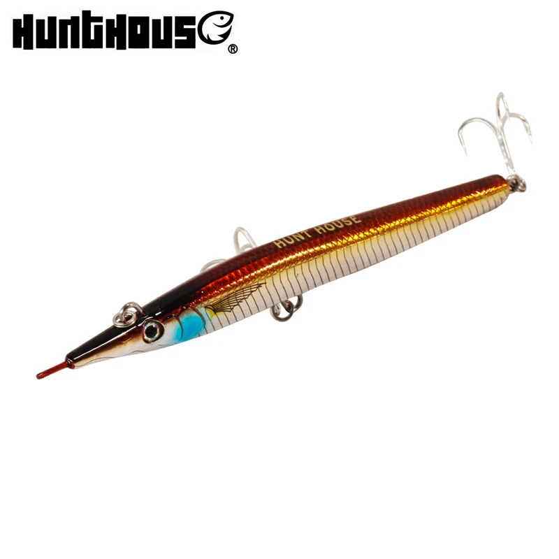 

Hunthouse 18g/28g/30g/36g/54g sea bass hard lure bait needle fish sinking pencil saltwater fishing lure