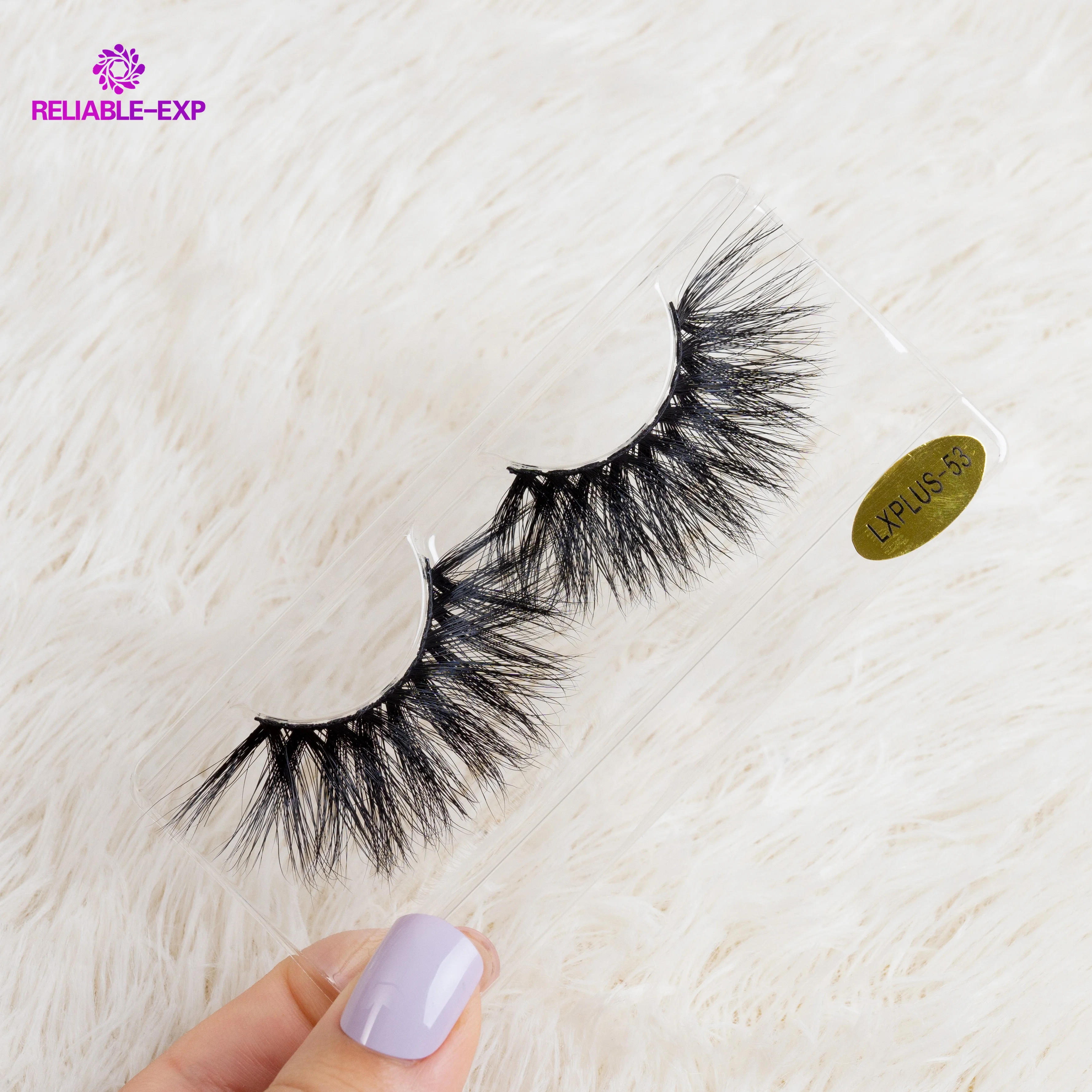 

LXPLUS-53 Free sample whole mink eyelash top picks LXPLUS SERIES more attractive inviting and brighter custom for distributor