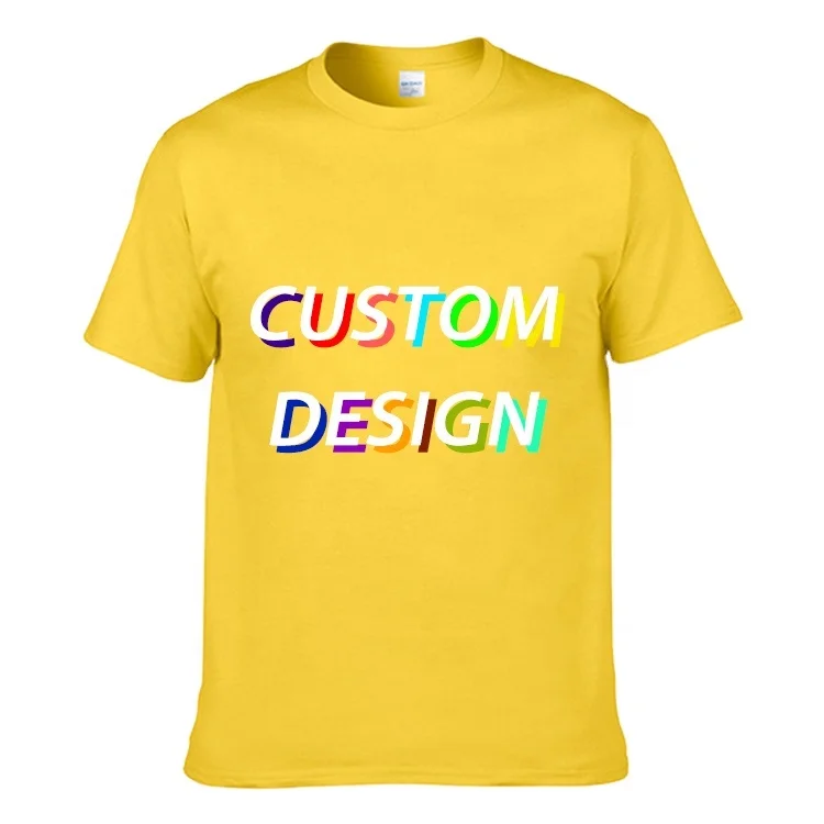 

Cheap Price Promotional 100% Organic Cotton Plus Size Custom Printing Plain T-shirts