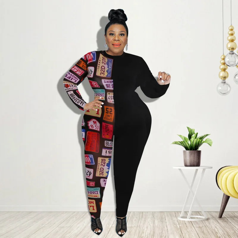 

XL to 5XL Wholesale Women One Piece Summer Jumpsuits Plus Size Sexy Jumpsuits Rompers