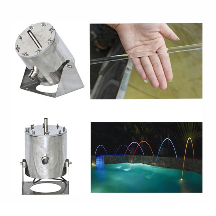 
China Manufacturer Produce Garden Pool Colorful Flow Water Fountain Laminar Jet 