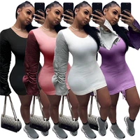 

A91021 2020 New arrival women fashion clothing long sleeve dress sexy ladies clothes