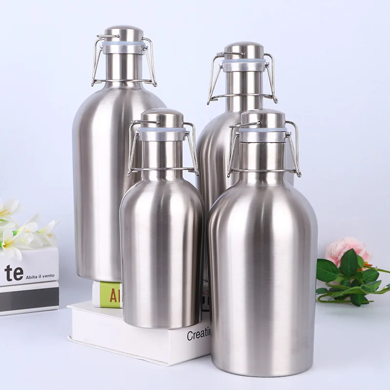 

Mikenda Wine drinking Steel Hip Flask New Products Single Wall Beer Insulated Bottle