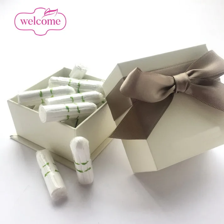 

Private Label GOTS Certified Organic Cotton Tampon Comfort Silk Touch Feminine Hygiene Wholesale Organic Tampons